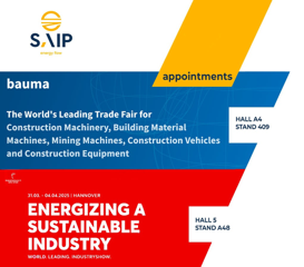 SAIP ad Hannover e al Bauma 2025