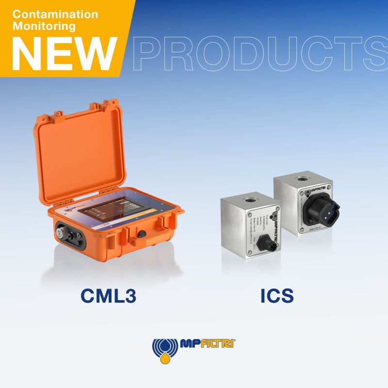 MP Filtri is pleased to introduce CML 3 and ICS, two new products to our contamination monitoring line!