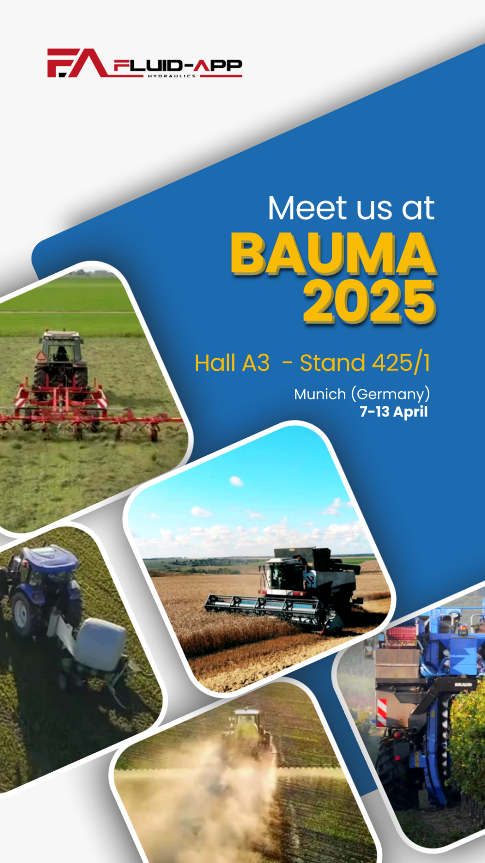 FluidApp parteciperà al Bauma 2025